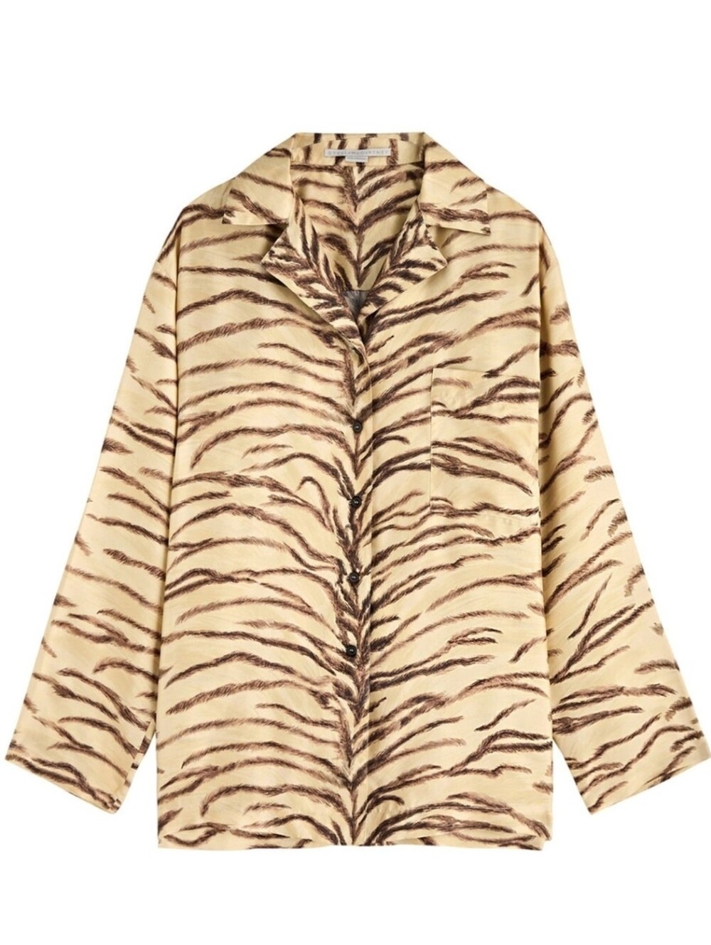Stella McCartney Natural Tiger Print Shirt size 36